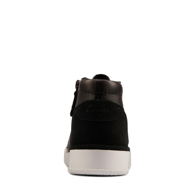 Women's Clarks Craft Cup Hi Sneakers Black | CLK410TVS