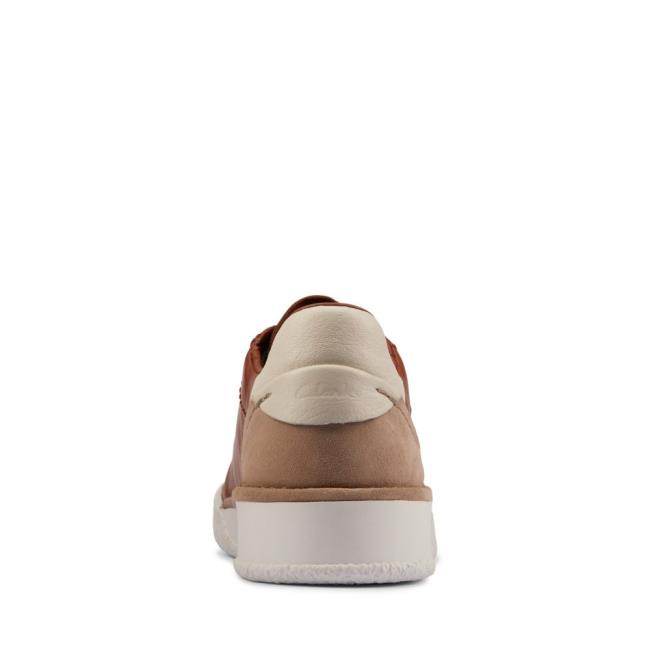 Women's Clarks Craft Cup Lace Sneakers Dark Brown | CLK037EAP