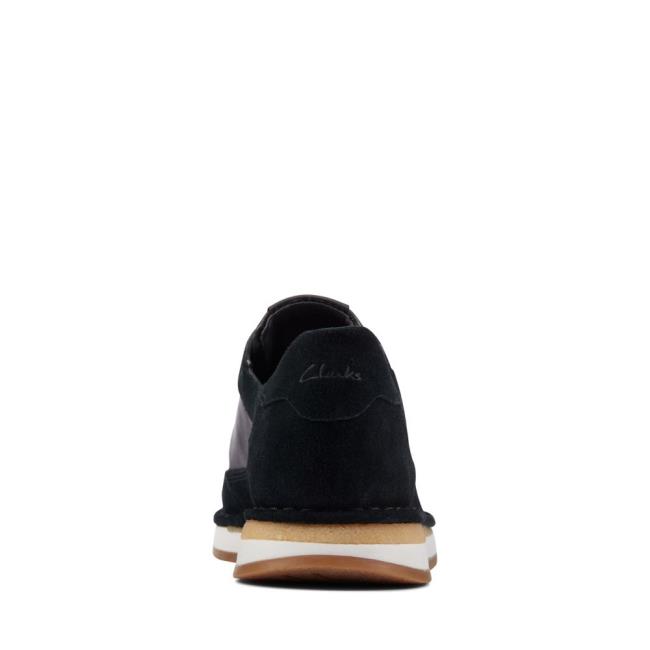 Women's Clarks Craft Run Lace Black Shoes Black | CLK374EBJ