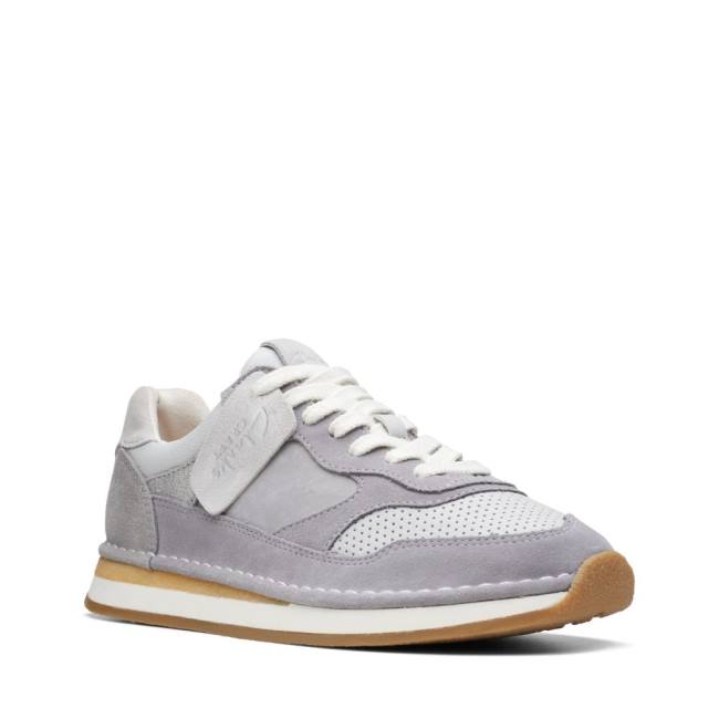 Women's Clarks Craft Run Tor Sneakers Light Grey | CLK257TWM