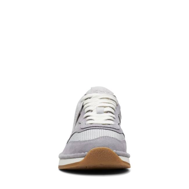 Women's Clarks Craft Run Tor Sneakers Light Grey | CLK257TWM