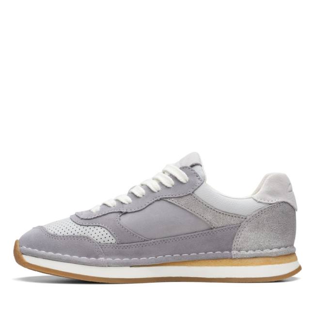 Women's Clarks Craft Run Tor Sneakers Light Grey | CLK257TWM