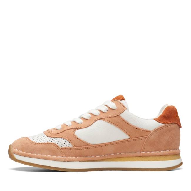 Women's Clarks Craft Run Tor Sneakers Light Orange | CLK759KXO