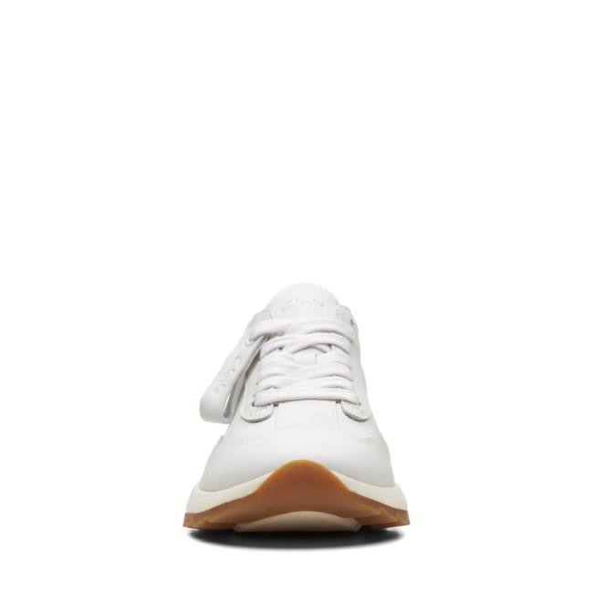 Women's Clarks Dash Lite Lo Sneakers White | CLK438JVS