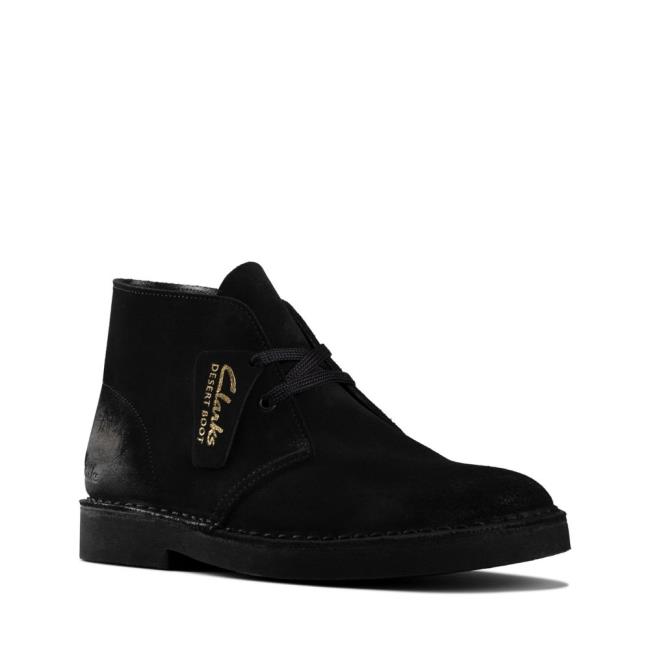 Women's Clarks Desert Boot 2 Desert Boots Black | CLK051RWN