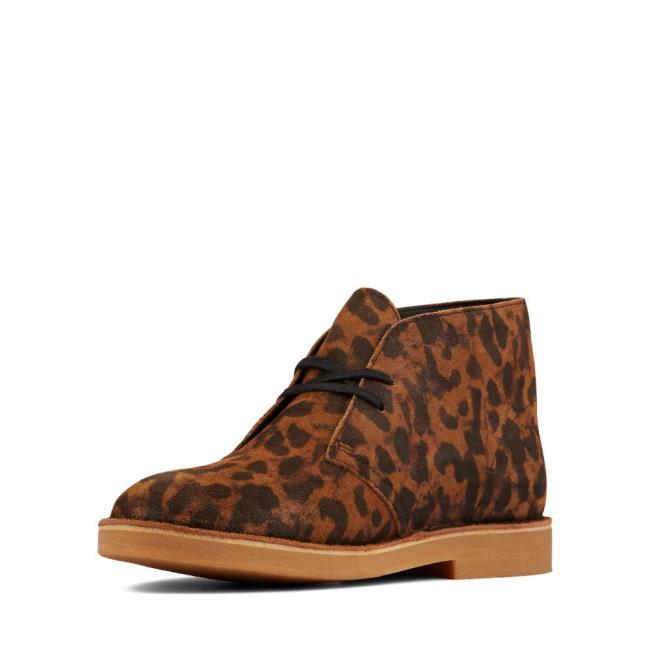 Women's Clarks Desert Boot 2 Desert Boots Leopard | CLK689BYT