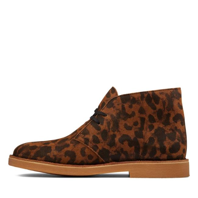 Women's Clarks Desert Boot 2 Desert Boots Leopard | CLK689BYT