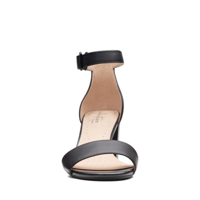 Women's Clarks Deva Mae Sandals Black | CLK964AMQ