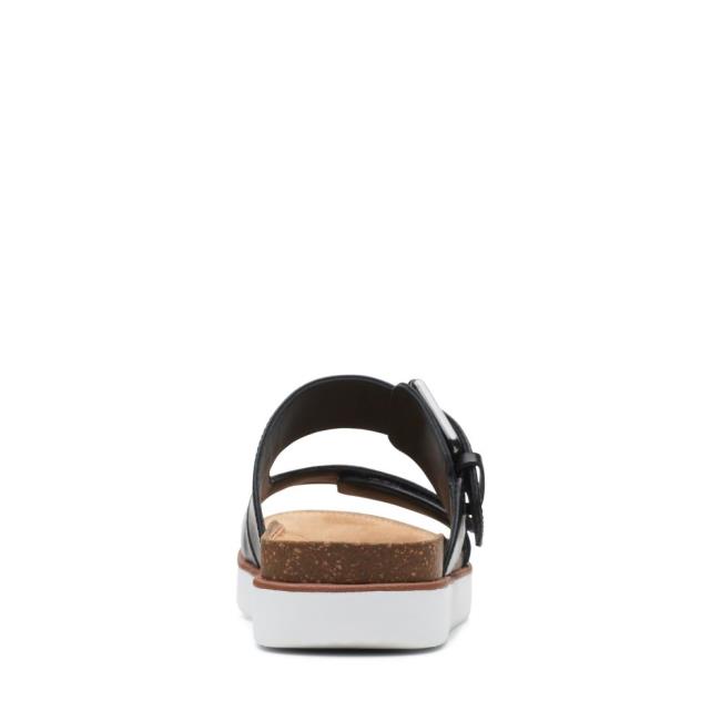 Women's Clarks Elayne Ease Sandals Black | CLK895PDW