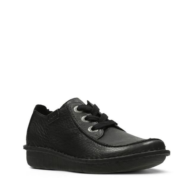 Women's Clarks Funny Dream Black Shoes Black | CLK487XVS