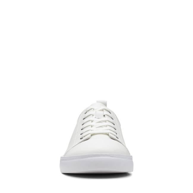 Women's Clarks Glove Echo Sneakers White | CLK173PMR