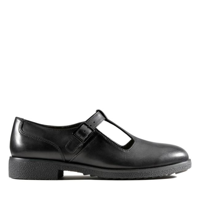 Women\'s Clarks Griffin Town Black Shoes Black | CLK651KIZ