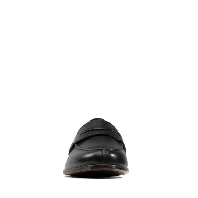 Women's Clarks Hamble Loafer Black Shoes Black | CLK907PON