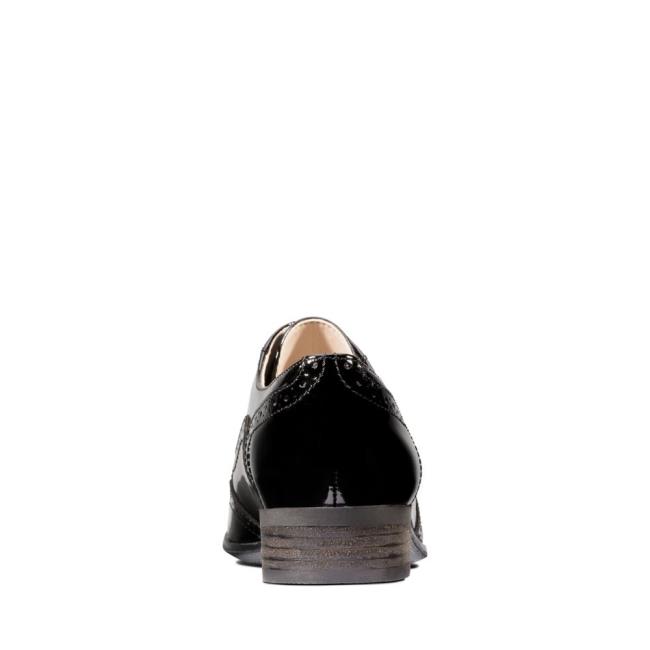 Women's Clarks Hamble Oak Black Shoes Black | CLK725QKS