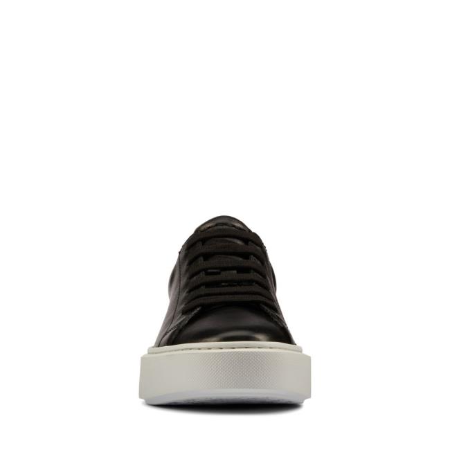 Women's Clarks Hero Lite Lace Sneakers Black | CLK931JWD