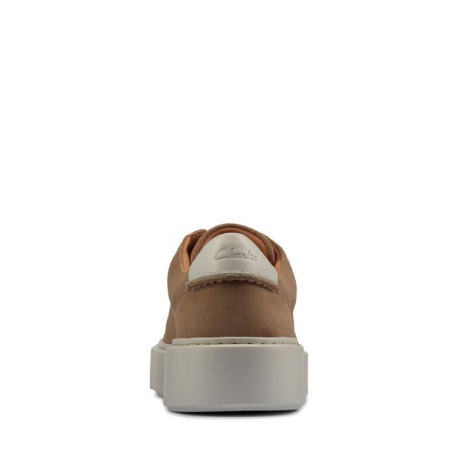 Women's Clarks Hero Lite Lace Sneakers Brown | CLK957LUK