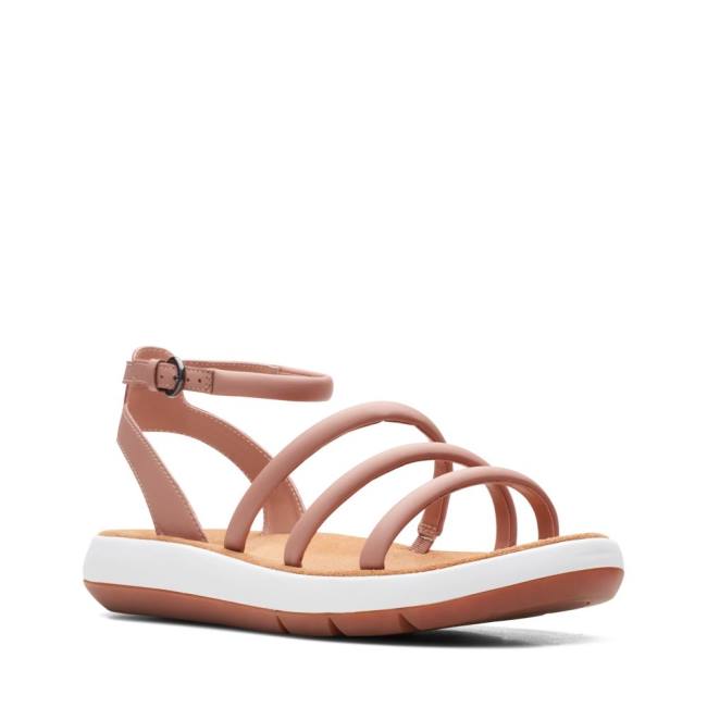 Women's Clarks Jemsa Style Sandals Rose | CLK596LBI