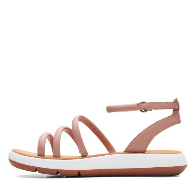 Women's Clarks Jemsa Style Sandals Rose | CLK596LBI