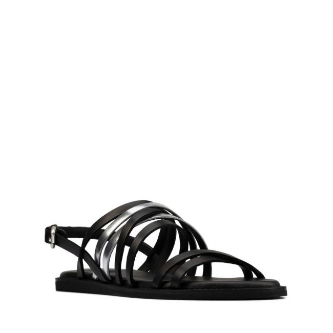 Women's Clarks Karsea Ankle Sandals Black | CLK529PSQ