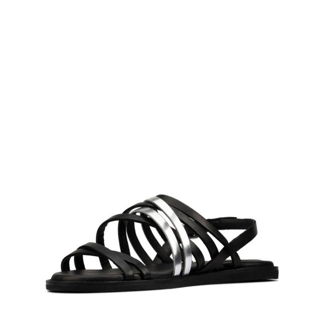 Women's Clarks Karsea Ankle Sandals Black | CLK529PSQ