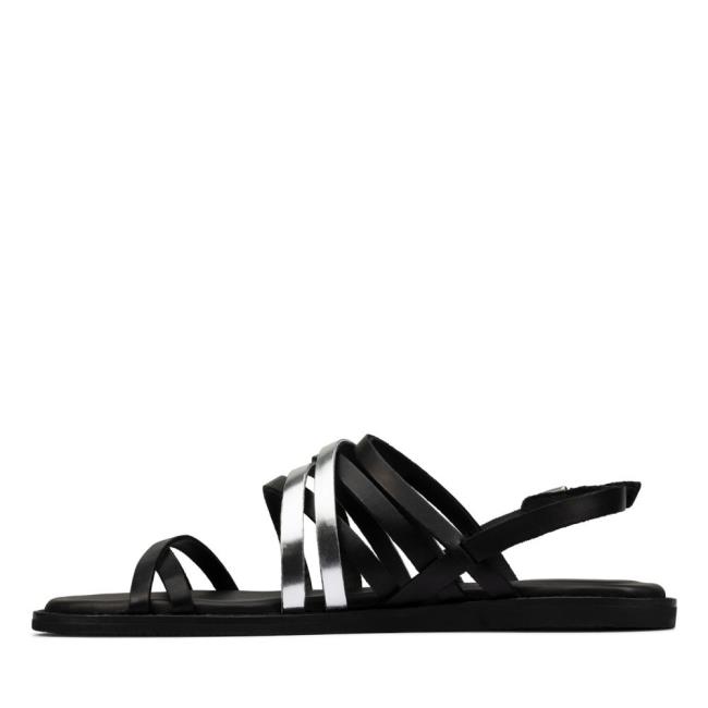 Women's Clarks Karsea Ankle Sandals Black | CLK529PSQ