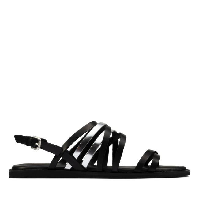 Women\'s Clarks Karsea Ankle Sandals Black | CLK529PSQ