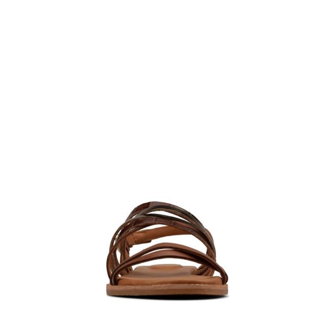 Women's Clarks Karsea Ankle Sandals Brown | CLK180XMK