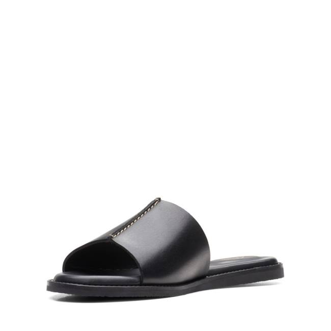 Women's Clarks Karsea Mule Sandals Black | CLK897ELN