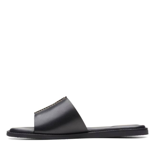 Women's Clarks Karsea Mule Sandals Black | CLK897ELN