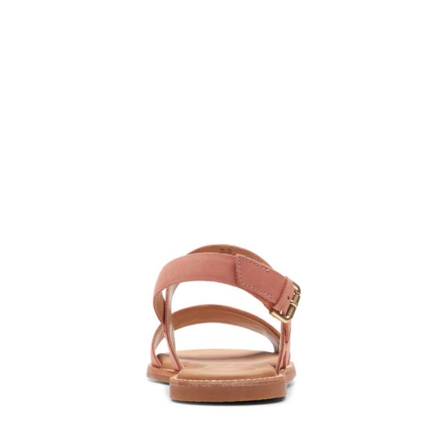 Women's Clarks Karsea Strap Sandals Light Coral | CLK901OTI