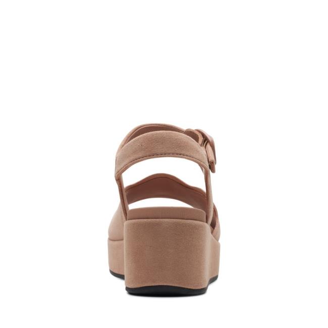 Women's Clarks Kimmei Way Sandals Dark Pink | CLK147CIK