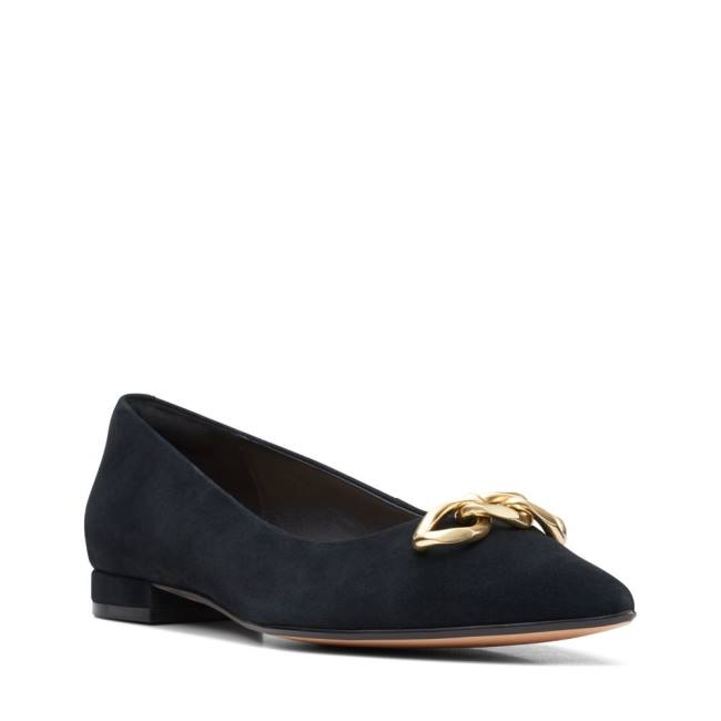 Women's Clarks Laina 15 Trim Loafers Black | CLK910PJV