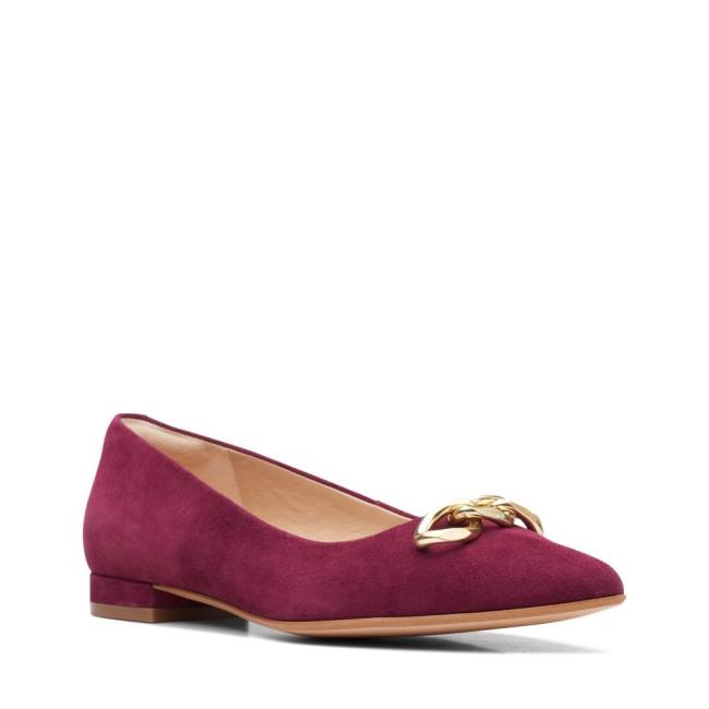 Women's Clarks Laina 15 Trim Loafers Rose | CLK019OSI