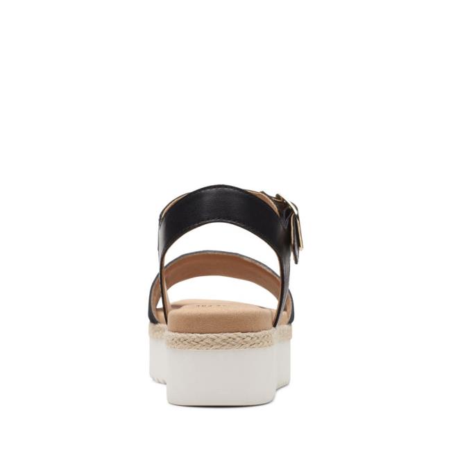 Women's Clarks Lana Shore Sandals Black | CLK804RLO