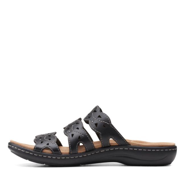 Women's Clarks Laurieann Echo Sandals Black | CLK591YOU