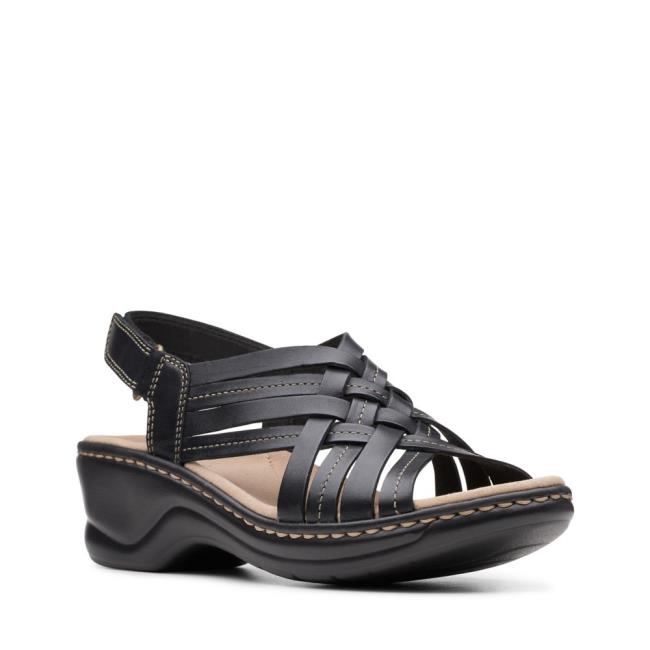 Women's Clarks Lexi Carmen Sandals Black | CLK058MIQ