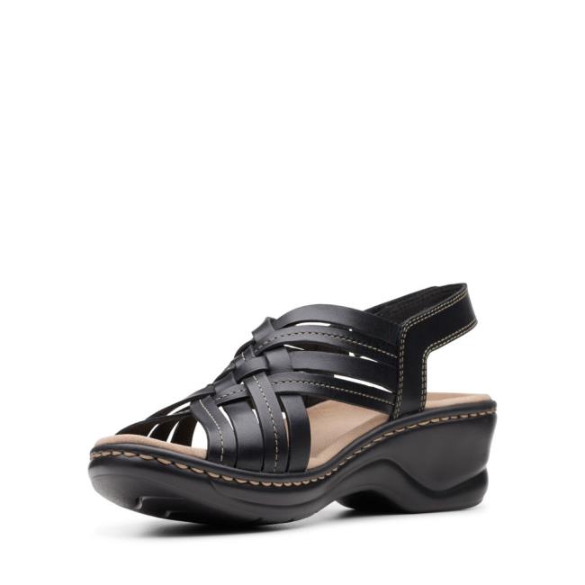 Women's Clarks Lexi Carmen Sandals Black | CLK058MIQ