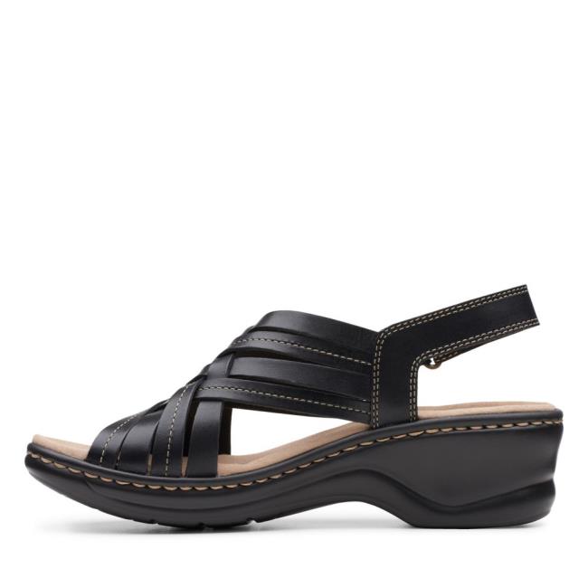 Women's Clarks Lexi Carmen Sandals Black | CLK058MIQ