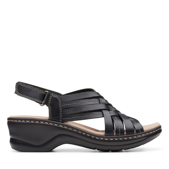 Women\'s Clarks Lexi Carmen Sandals Black | CLK058MIQ