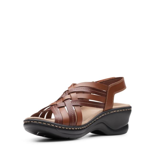 Women's Clarks Lexi Carmen Sandals Brown | CLK812UKI