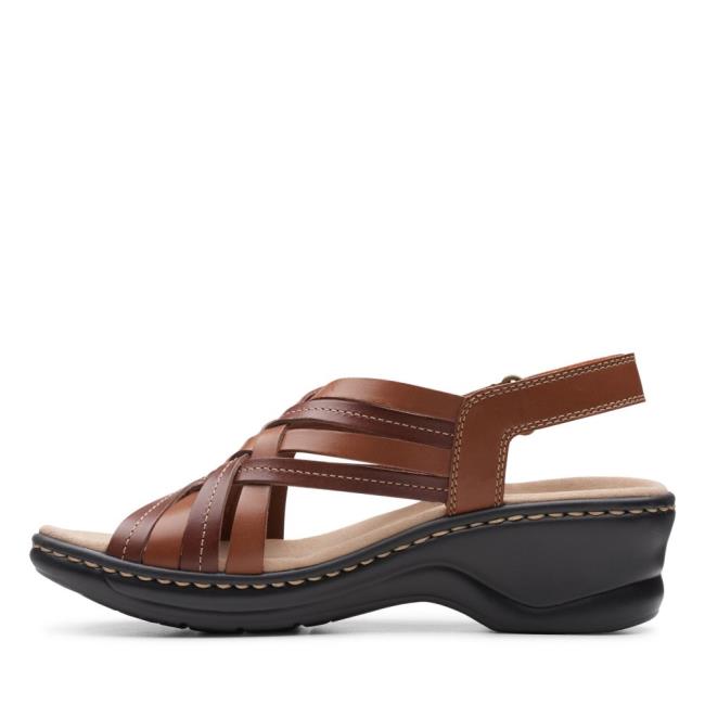 Women's Clarks Lexi Carmen Sandals Brown | CLK812UKI