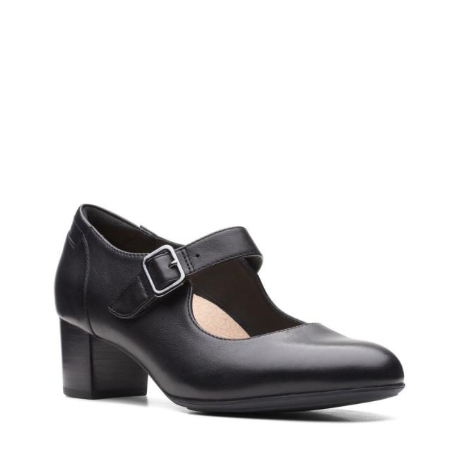 Women's Clarks Linnae Walk Black Shoes Black | CLK496DCS