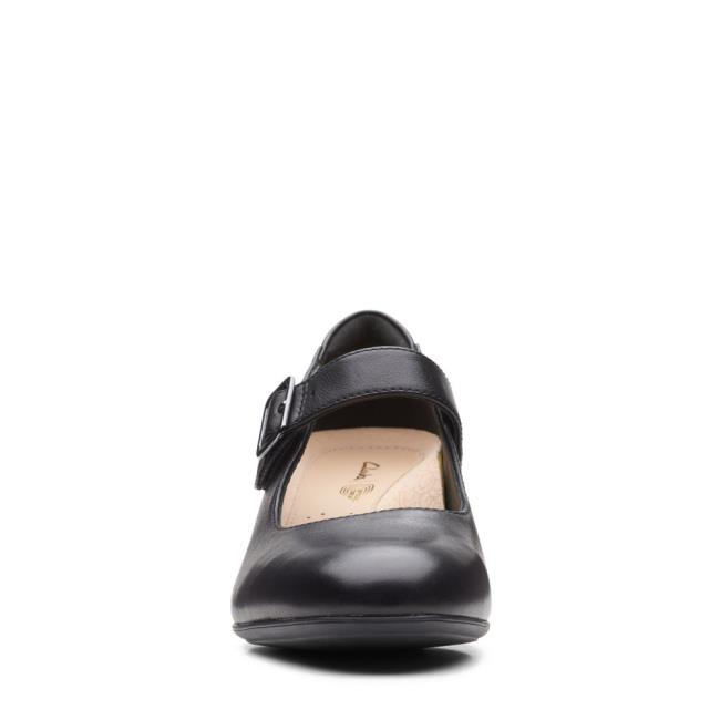 Women's Clarks Linnae Walk Black Shoes Black | CLK496DCS