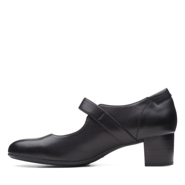 Women's Clarks Linnae Walk Black Shoes Black | CLK496DCS