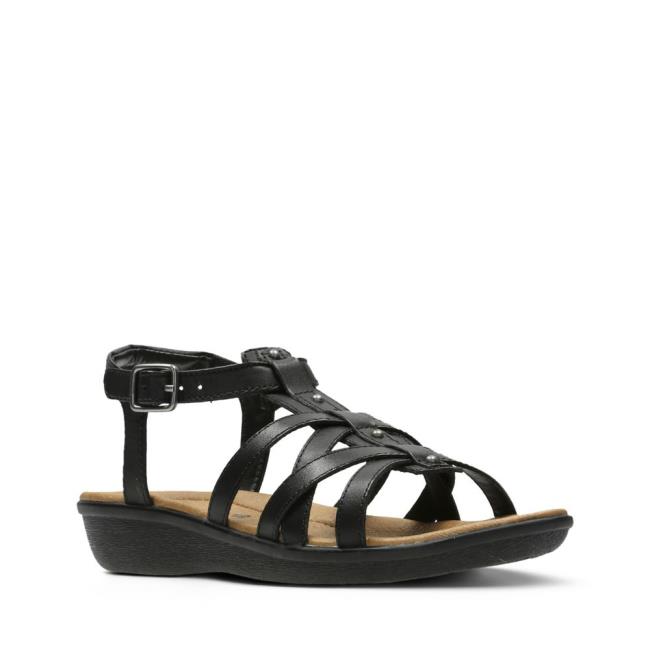 Women's Clarks Manilla Bonita Sandals Black | CLK140AML