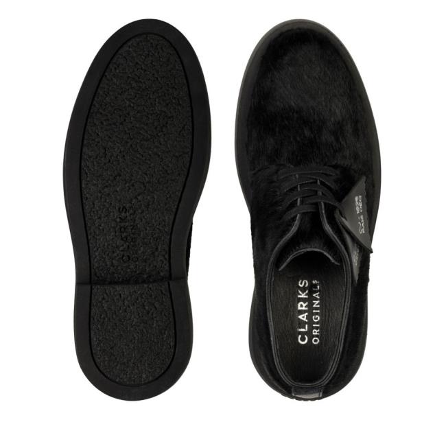 Women's Clarks Mileno London Flat Shoes Black | CLK429QAS