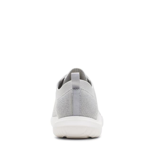 Women's Clarks Nova Glint Sneakers Light Grey | CLK597YAI