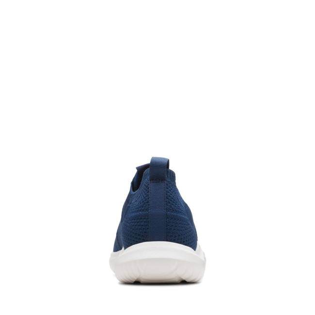 Women's Clarks Nova Lite Lace Sneakers Navy | CLK947SRM