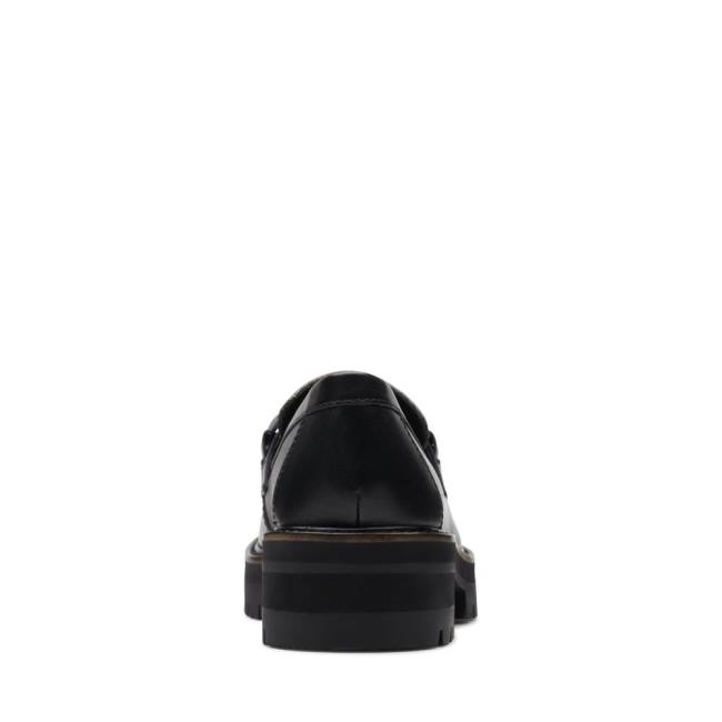 Women's Clarks Orianna Edge Loafers Black | CLK730CBN