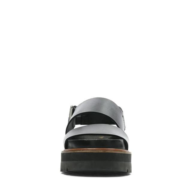 Women's Clarks Orianna Strap Sandals Black | CLK139DCE